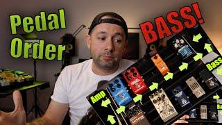 Basics & Fundamentals of BASS Effect Pedal Order w/ Sound Samples!