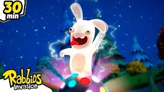 Rabbid New Year Party!| RABBIDS INVASION | 30 Min New compilation | Cartoon for kids