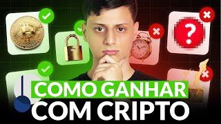 3 REGRAS PARA GANHAR DINHEIRO COM CRIPTO