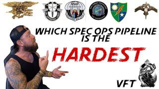 Which Special Operations Pipeline is the HARDEST?? Ranking easiest to hardest.