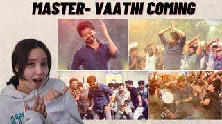 Master - Vaathi Coming Video Song REACTION | Thalapathy Vijay | Anirudh | REACTION Holic