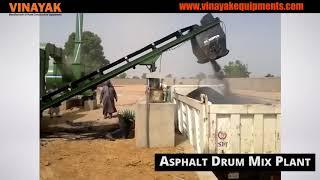 Asphalt Drum Mix Plant  - 60, 90, 120 TPH Capacity by Vinayak Construction Equipments