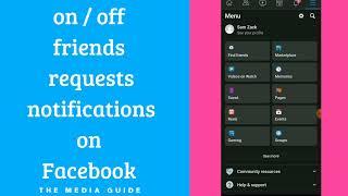 How To Turn On/Off Friends Requests Notifications on Facebook app 2022