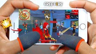 Iphone 6s Free Fire Gameplay ️Settings Free Fire max HUD+DPI+1 gb ramPart-1