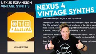 NEXUS 4 Vintage Synths Expansion | Awesome sounds of the 80s