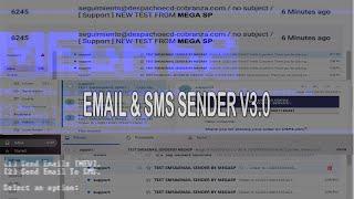 [FREE] | Emails and SMS Sender | Unlimited | Inbox All Domains | Version 3 | 2023