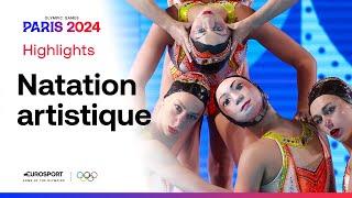 JO PARIS 2024 - HYPNOTISANTES ! Le programme libre des nageuses françaises sur Grand Corps Malade