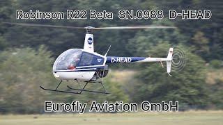 Robinson R22 Beta SN.0988 D-HEAD Eurofly Aviation GmbH Pilot Training walkaround