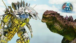 ANIME MECHAGODZILLA vs ZILLA and PRISMO GODZILLA | Ark Ascended Battle [Ep.62]