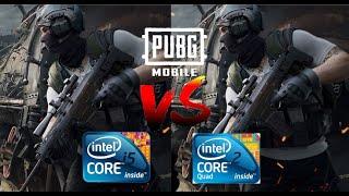 PUBG MOBILE on Core 2 Quad Q9400 vs Core i5 3570 | GTX 750Ti