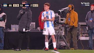 Valentin Barco Argentina DEBUT vs El Salvador (22/03/2024)