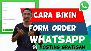 CARA MEMBUAT FORM ORDER WHATSAPP