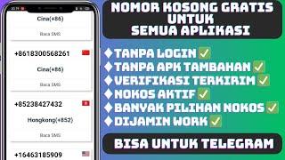 berhasil ‼️ cara mendapatkan nokos gratis untuk telegram | daftar telegram tanpa nomor telepon