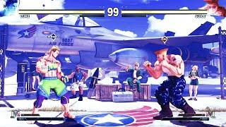 Luke vs Guile (Hardest) Street Fighter V.