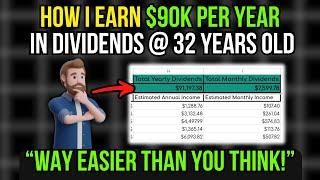 I Earn $90,000 Per Year In Dividends... How Much You NEED To Invest To Do The Same