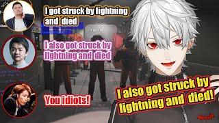 Kuzuha screaming his lungs out in lethal company【Eng sub/Nijisanji/Kuzuha/Shaka/Sasatikk/Mother3rd】