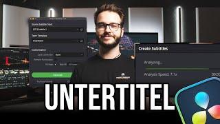 Automatisch ANIMIERTE UNTERTITEL - SNAP CAPTIONS | DaVinci Resolve