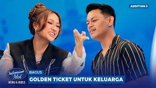 Bawain Lagu "Sepenuh Hati"! Bagus Berhasil dapat Golden Ticket - Indonesian Idol 2025