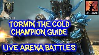 RAID: Shadow Legends | Tormin the Cold, Live in the Platinum Arena! GOD TIER!!!!