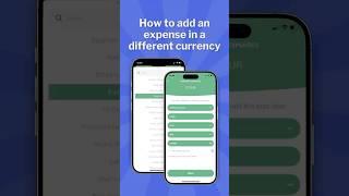 How to add an expense in a different currency | Tidy Money