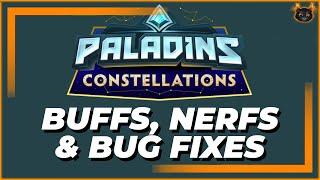 Paladins Constellations Patch (Caspian release) - All nerfs, buffs and bug fixes!