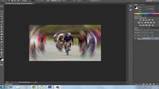 Make Image background blur spin effect in Photoshop cs6
