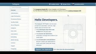 Guidelines to configure Instagram Application