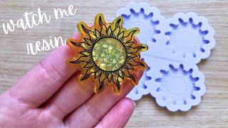  sun resin magnet |  watch me resin