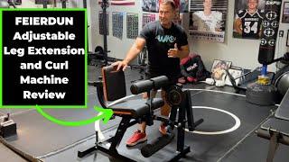 FEIERDUN 3 in 1 Adjustable Leg Extension and Curl Machine Review