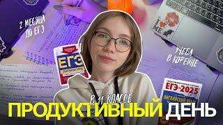 Продуктивный день: готовлюсь к ЕГЭ за 2 месяца, мотивация учиться, 11 класс *study with me*