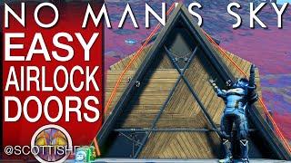 Easy Airlock Doors 3 & 4 Sides How To Build Guide - No Man's Sky Update 2024 - NMS Scottish Rod