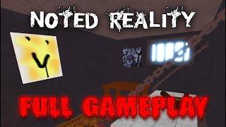 Noted Reality - Full Gameplay - All Endings [Roblox]