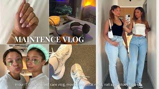 MAINTENANCE VLOG I in our IT GIRL era, nail app., full self care, total reset, new launches, etc.