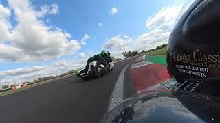 Onboard Vincent sidecar CRMC Donington 28/07/24