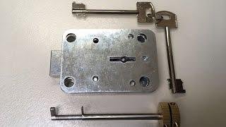 (182) 7 Lever Safe Lock Picked With 2 in 1 Tool
