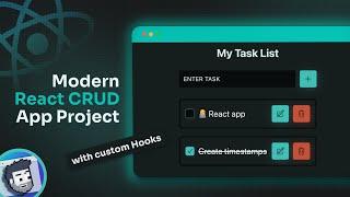 Modern React CRUD App Project (React ToDo app)