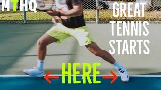 Improve Your TENNIS FOOTWORK - How To Move Better On The Court And 6 DRILLS To Help You Do It