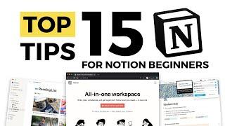 Top 15 Notion Tips for Beginners