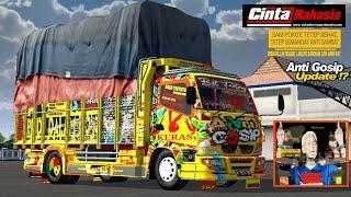 MOD BUSSID TERBARU || SHARE LIVERY CANTER ANTI GOSIP TERBARU || FULL ANIMASI