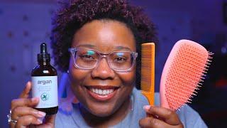 ASMR School Nurse Lice Check | Hair & Scalp Analysis, Hair Brushing, Scalp Massage