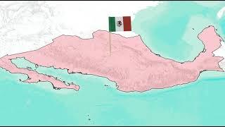 A Stunning 4K Zoom Map Animation Video with Pin Flags Mexico
