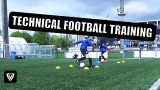 TECHNICAL TRAINING | 2 PLAYERS | U13 - U14 - U15 - U16 | FOOTBALL - SOCCER | TRAINING - EXERCISE