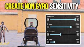 NON GYRO SENSITIVITY SETTINGS 2024  ZERO RECOIL + CODE 