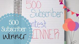 500 Subscriber Winner!! || Morey June Designs