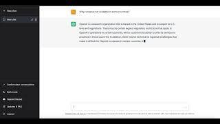 Why is OpenAI Not Available In Some Countries | Asked ChatGPT