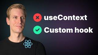 Always Use a Custom Hook for Context API, Not useContext (React Context API, TypeScript)