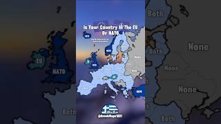 Is Your Country In EU Or NATO? #map #mapping #geography #europe #history #countryballs