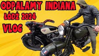 Old Indian Motorcycles and Sokół 1000 - Moto Weteran Bazar Łódź 2024 - Vlog