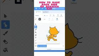 How to make back side of scratch cat | #coding #animation #scratch #pictoblox