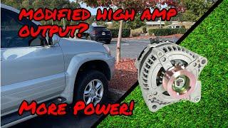 How to upgrade your Lexus GX470 alternator to HIGH AMP